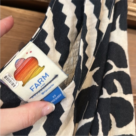 FARM Rio Black and White One-Shoulder Maxi Sundress - Picture 5 of 6